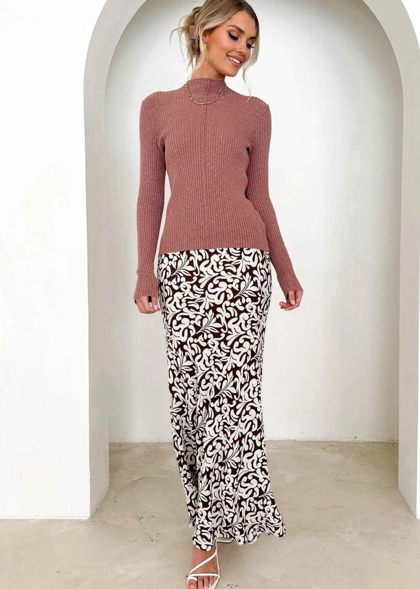 Women Gingham & Heels Knit Tops>Lanara Knit Top