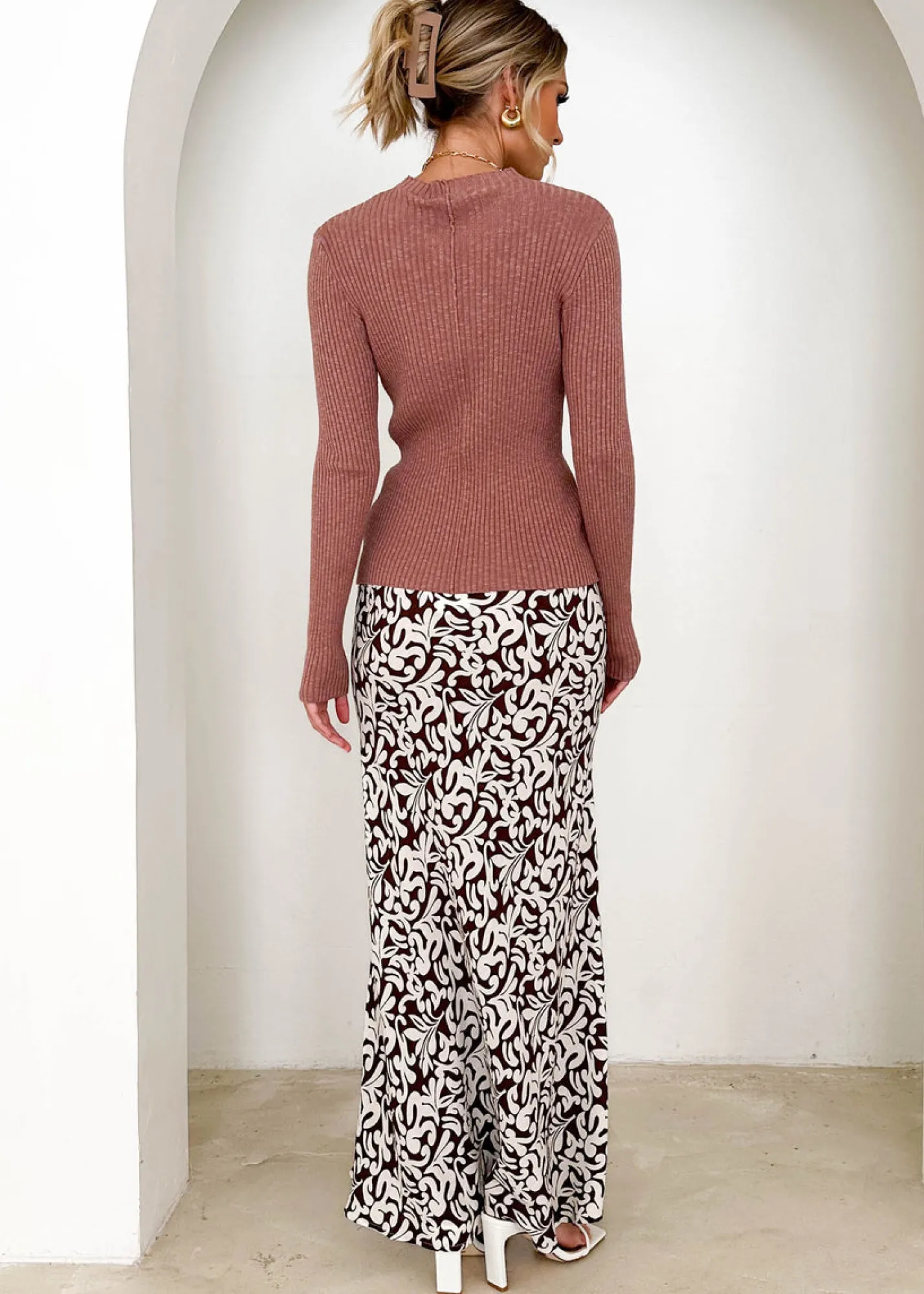 Women Gingham & Heels Knit Tops>Lanara Knit Top