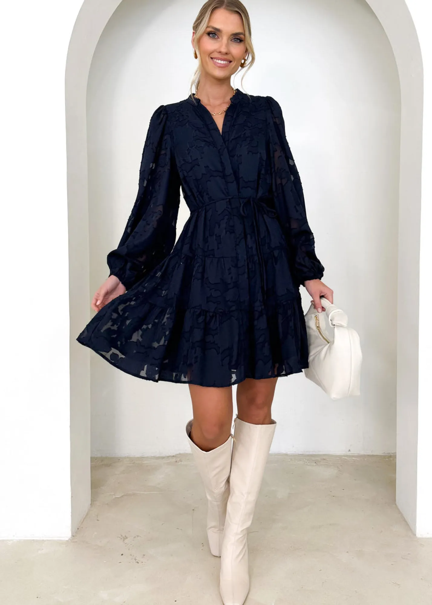 Women Gingham & Heels Short>Lannah Dress