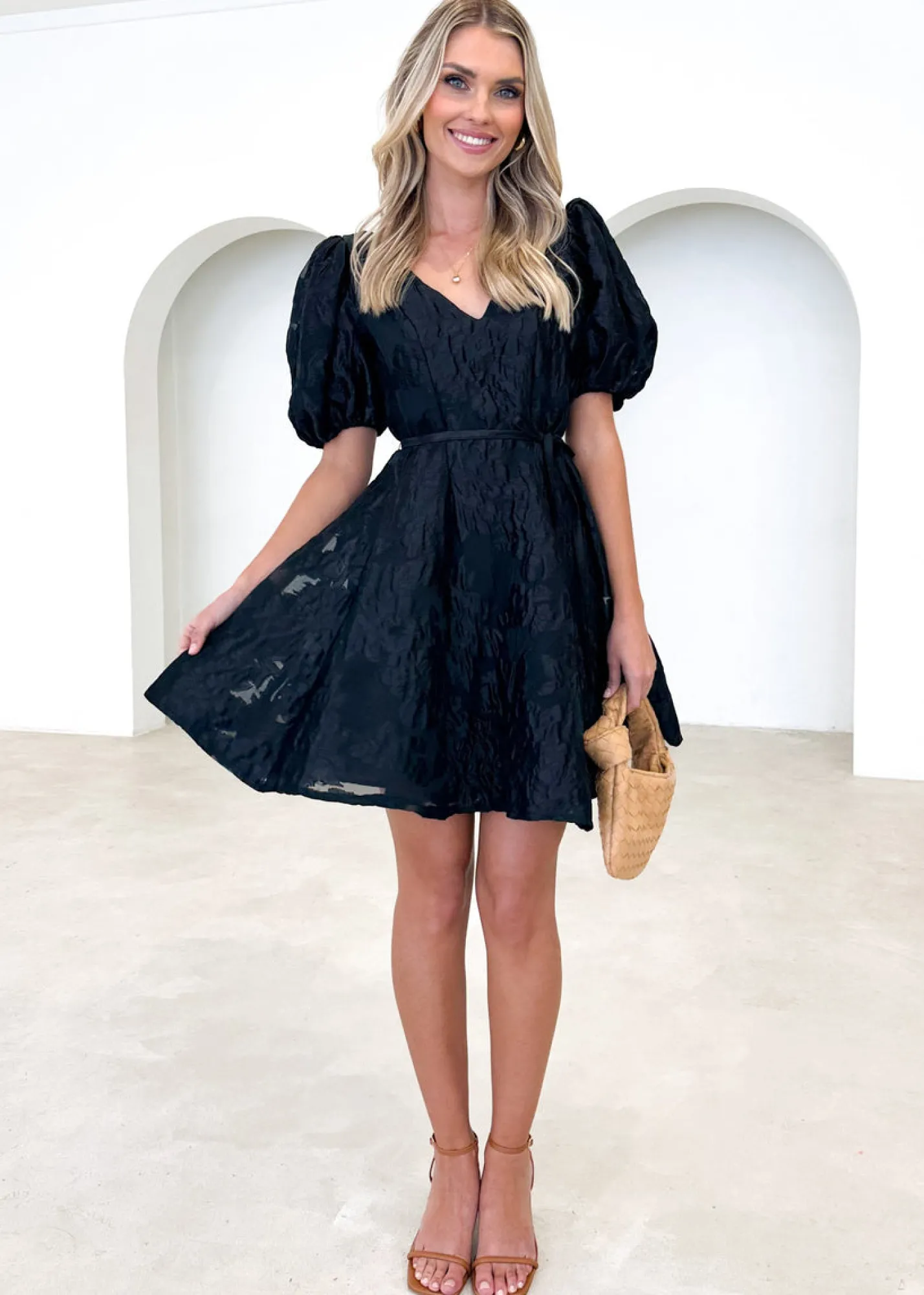 Women Gingham & Heels Short>Laqueen Dress