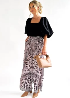 Women Gingham & Heels Pants><noscript><img width=