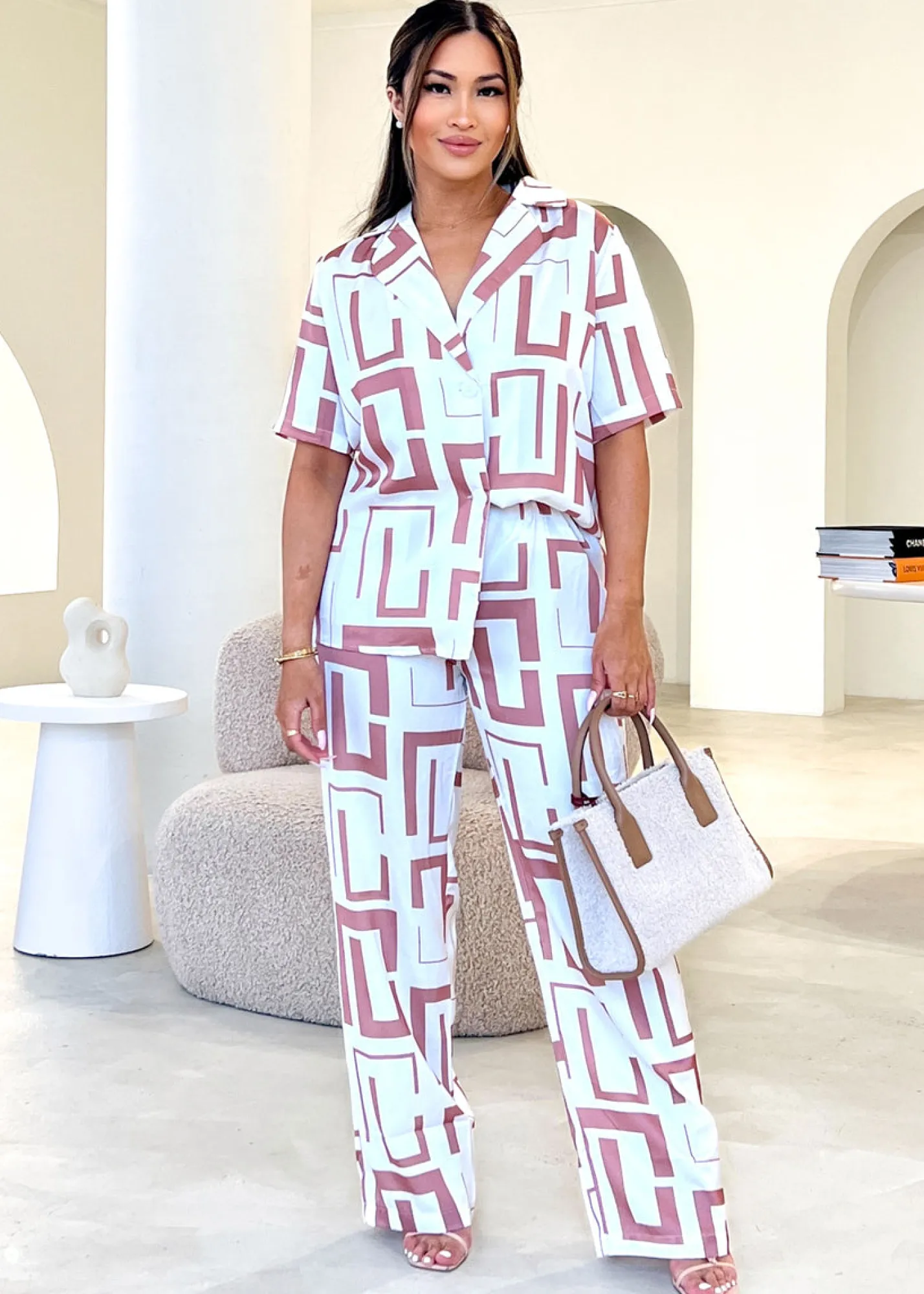 Women Gingham & Heels Sets>Largo Pants