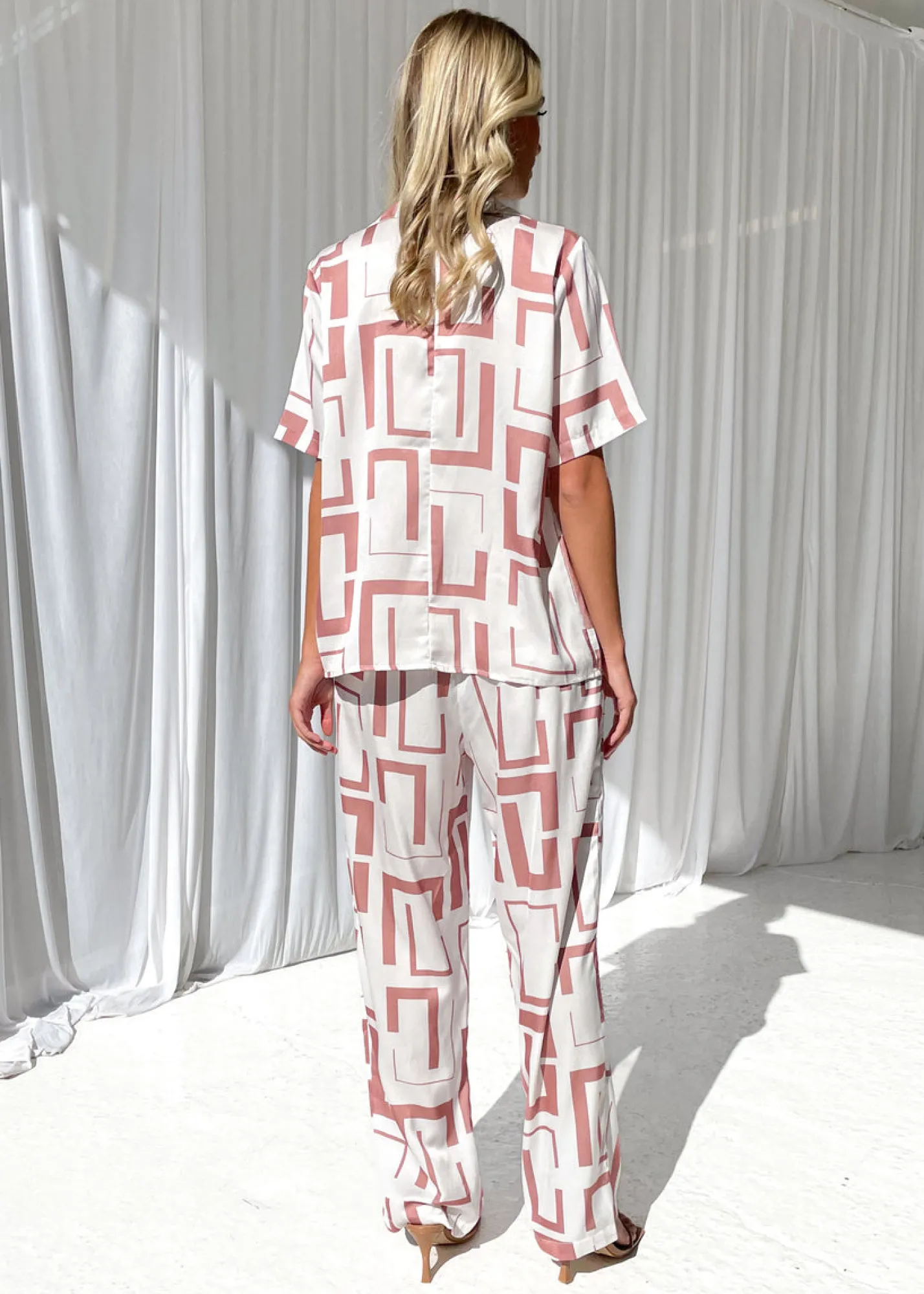 Women Gingham & Heels Sets>Largo Shirt
