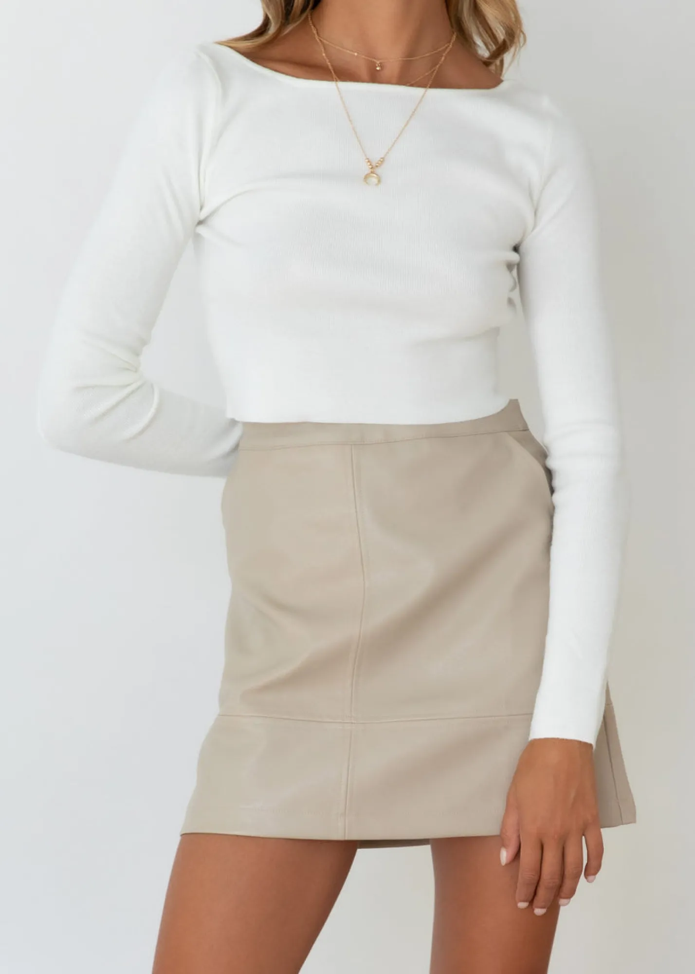 Women Gingham & Heels Knit Tops>Larina Knit Top