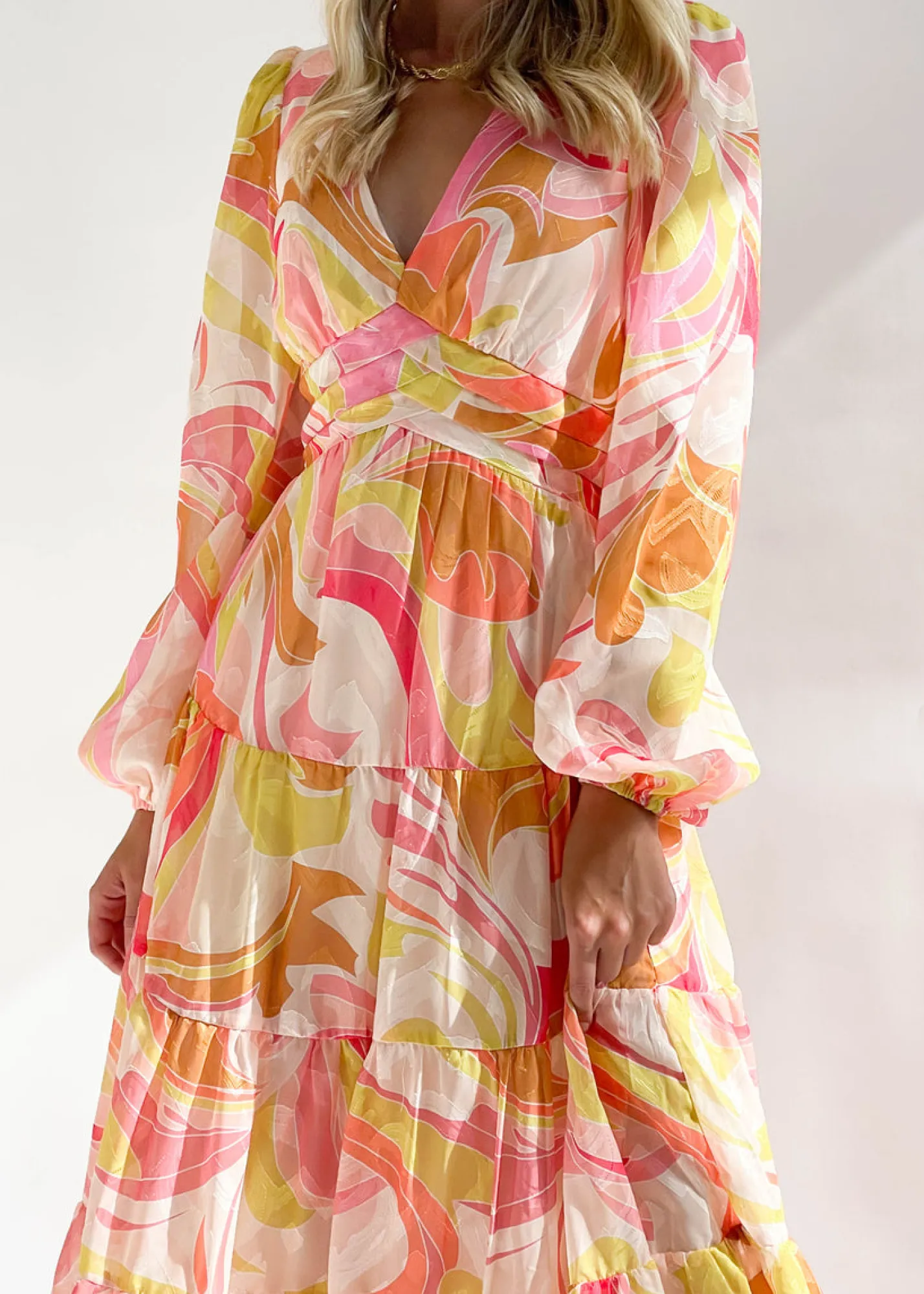 Women Gingham & Heels Maxi>Larosse Maxi Dress