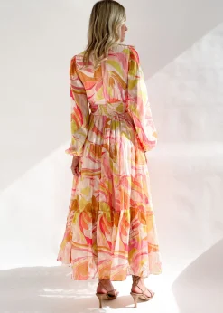 Women Gingham & Heels Maxi><noscript><img width=