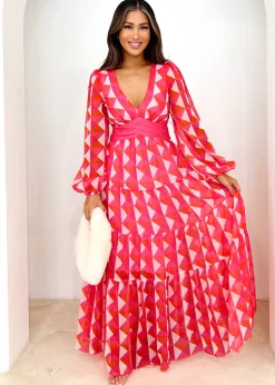 Women Gingham & Heels Maxi>Larosse Maxi Dress