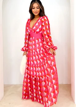 Women Gingham & Heels Maxi><noscript><img width=