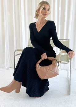 Women Gingham & Heels Knit Dresses><noscript><img width=