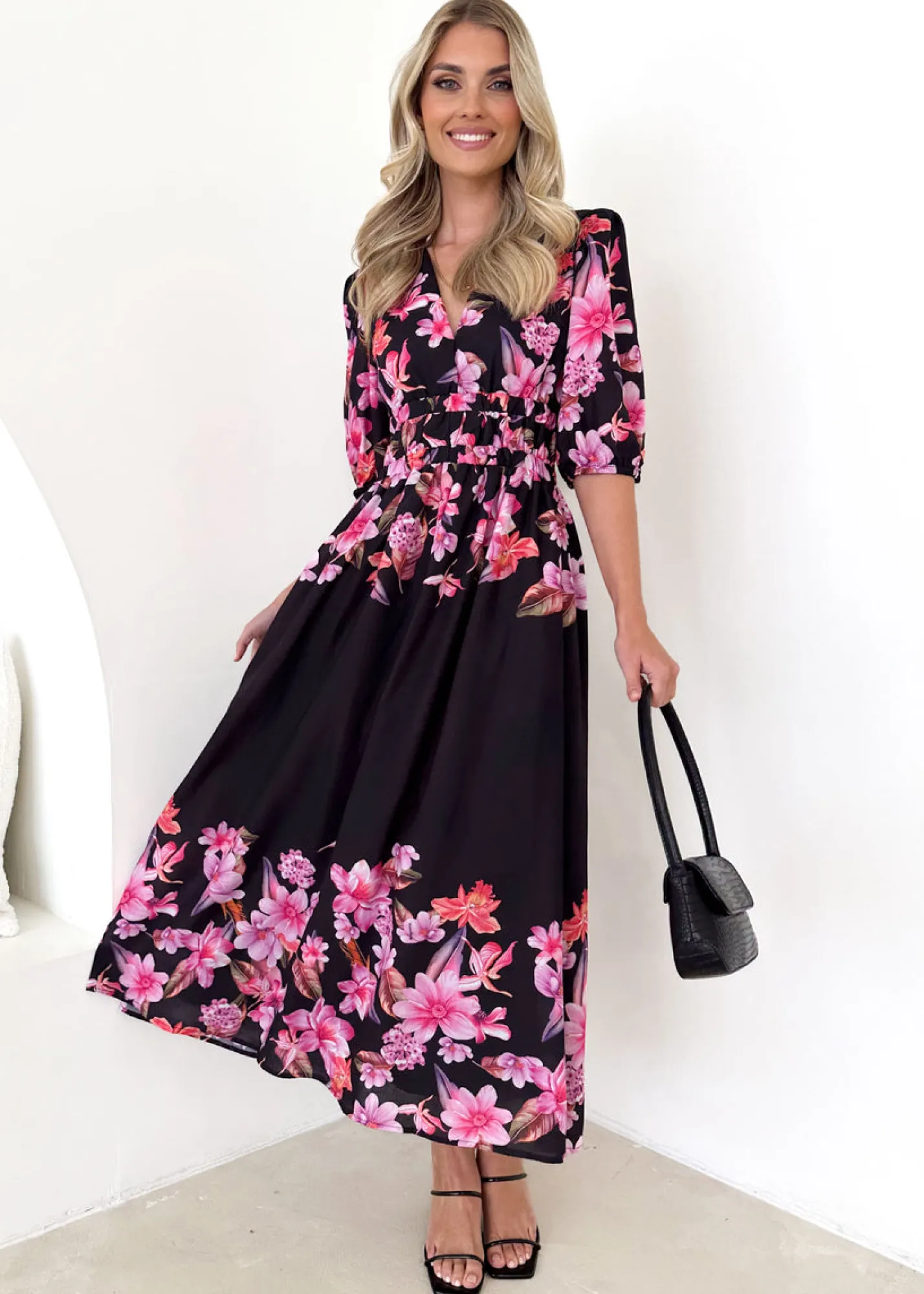 Women Gingham & Heels Maxi>Laylia Maxi Dress