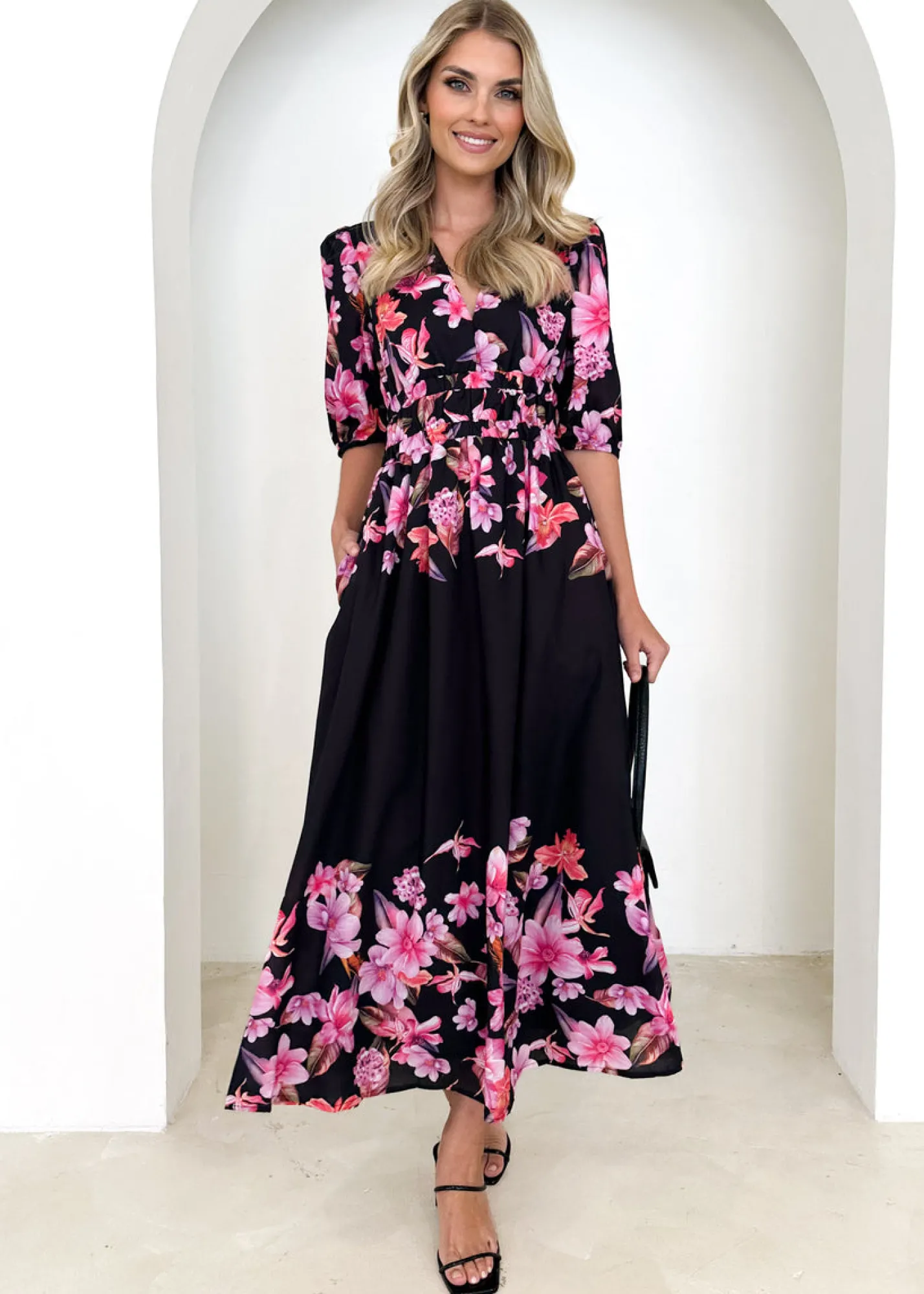 Women Gingham & Heels Maxi>Laylia Maxi Dress