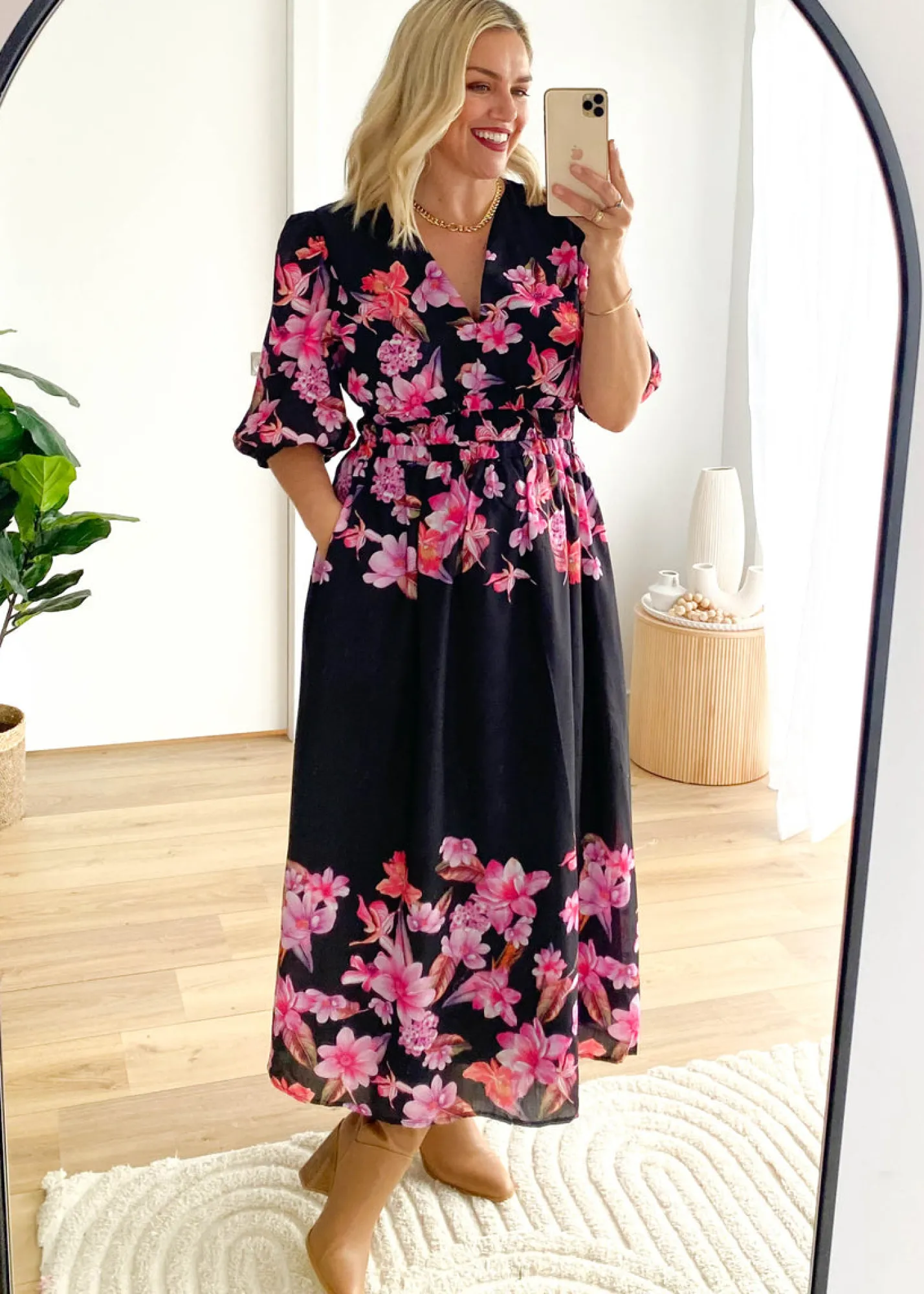 Women Gingham & Heels Maxi>Laylia Maxi Dress