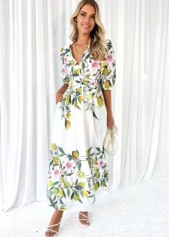 Women Gingham & Heels Maxi><noscript><img width=