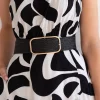 Women Gingham & Heels Belts>Leah Stretch Belt