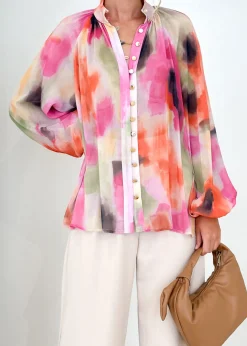 Women Gingham & Heels Blouses><noscript><img width=