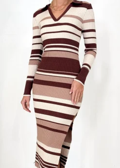 Women Gingham & Heels Knit Dresses><noscript><img width=