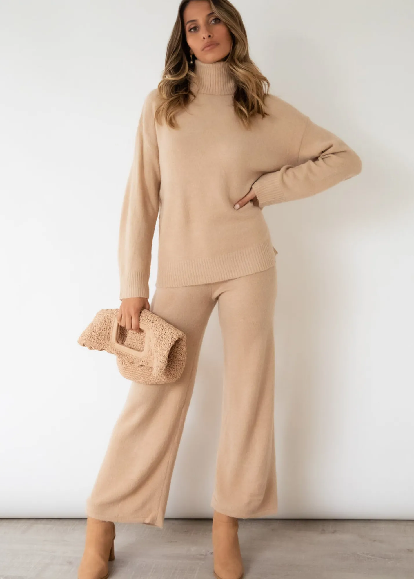Women Gingham & Heels Knit Tops>Lilou Knit Set