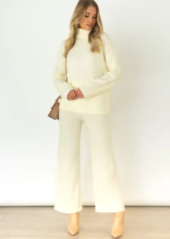 Women Gingham & Heels Knit Bottoms>Lilou Knit Set