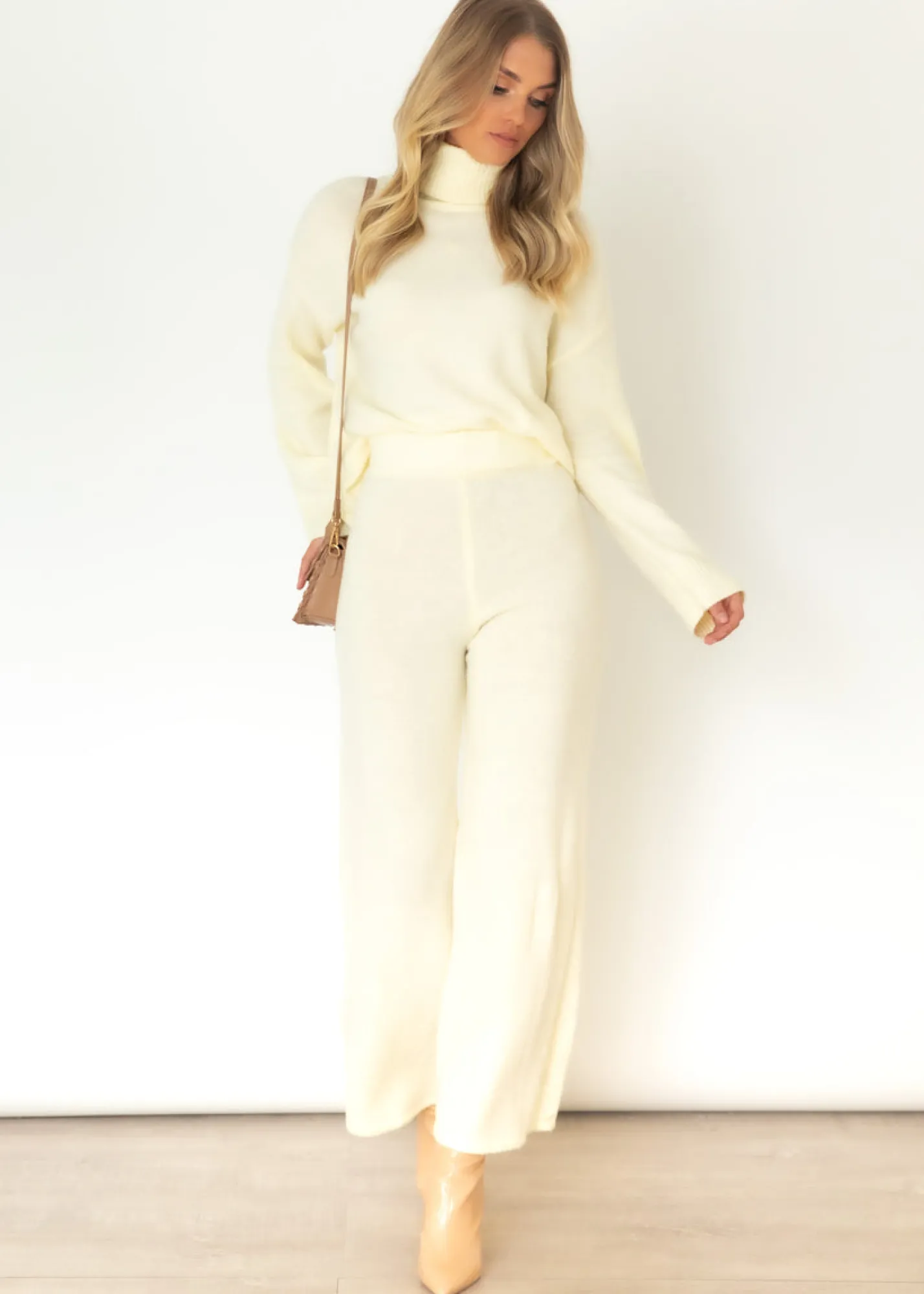 Women Gingham & Heels Knit Bottoms>Lilou Knit Set