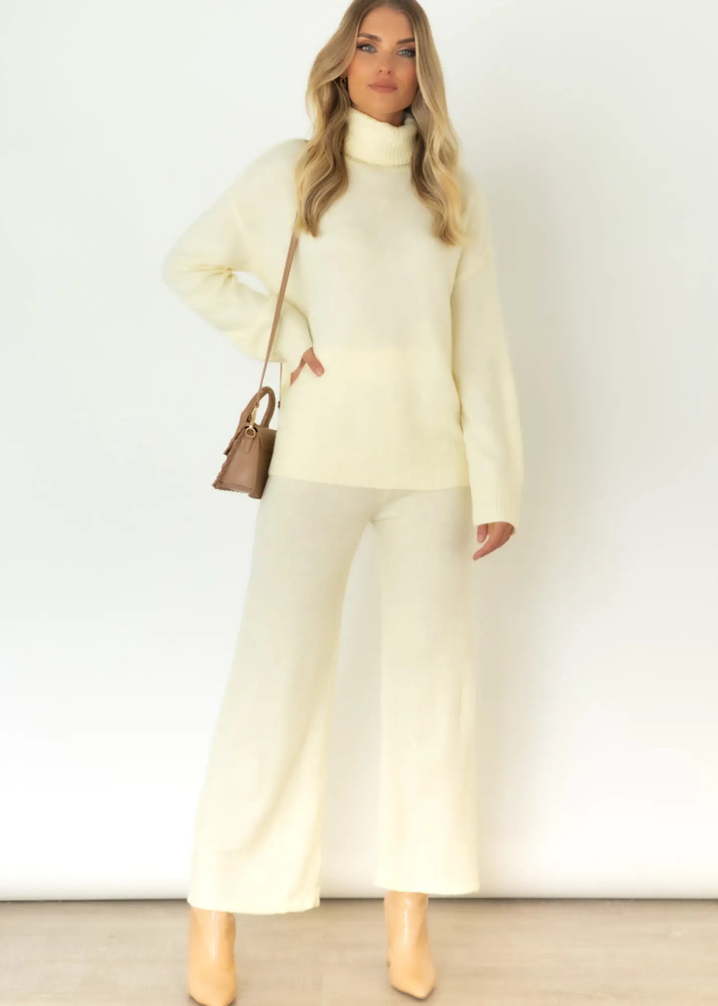 Women Gingham & Heels Knit Bottoms>Lilou Knit Set