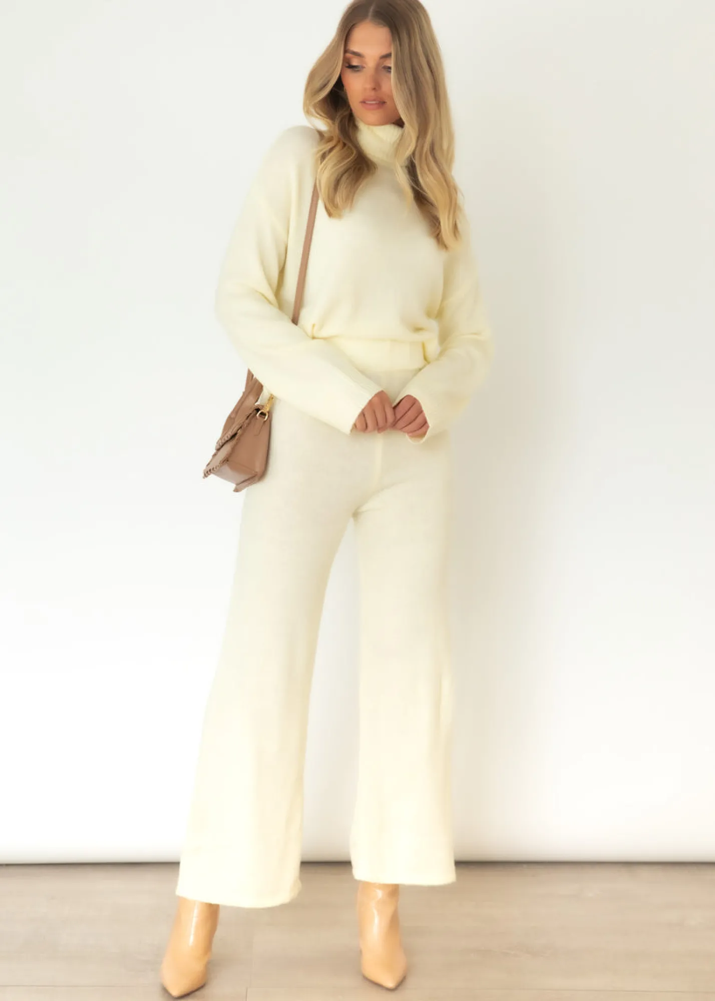 Women Gingham & Heels Knit Bottoms>Lilou Knit Set