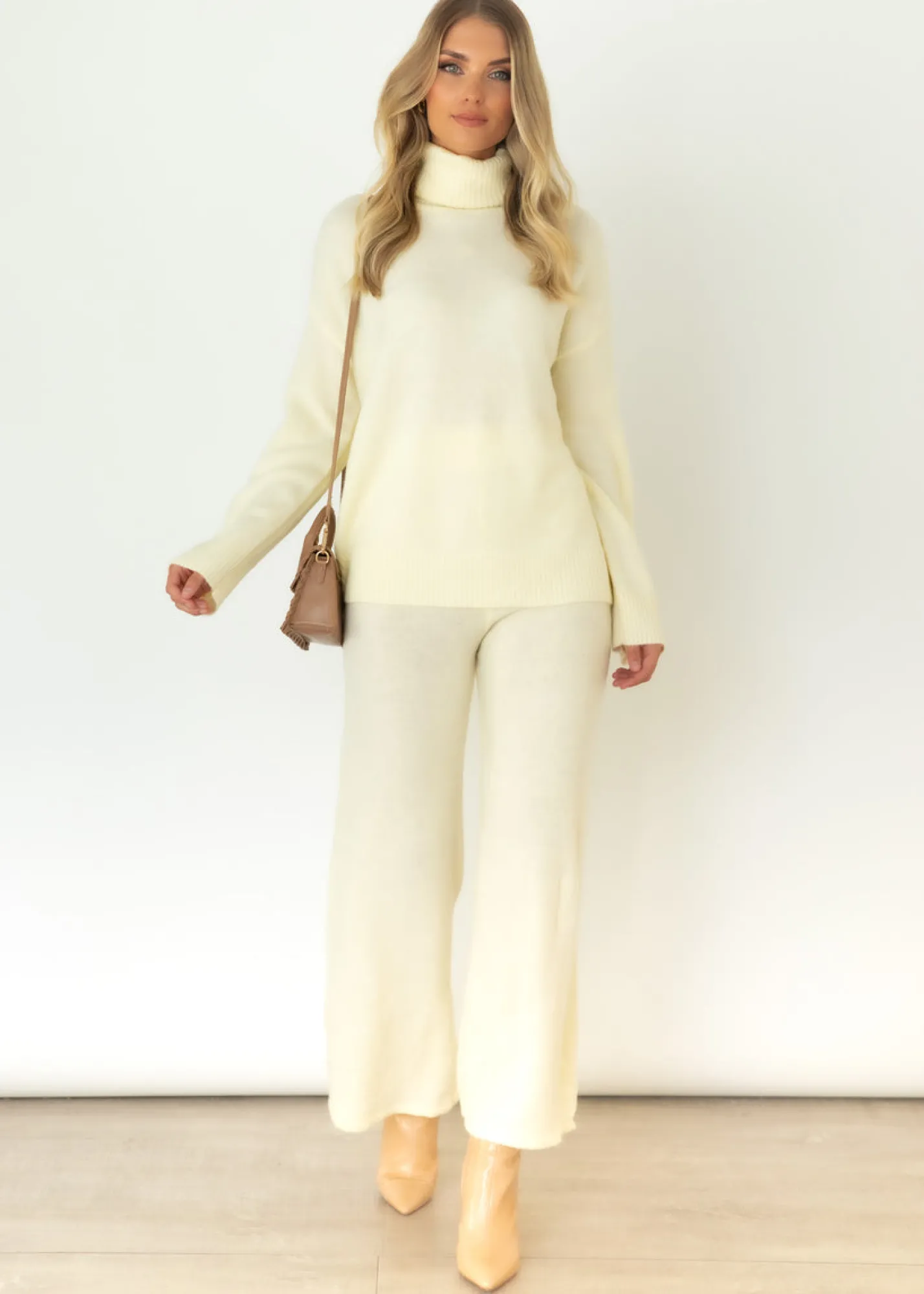 Women Gingham & Heels Knit Bottoms>Lilou Knit Set