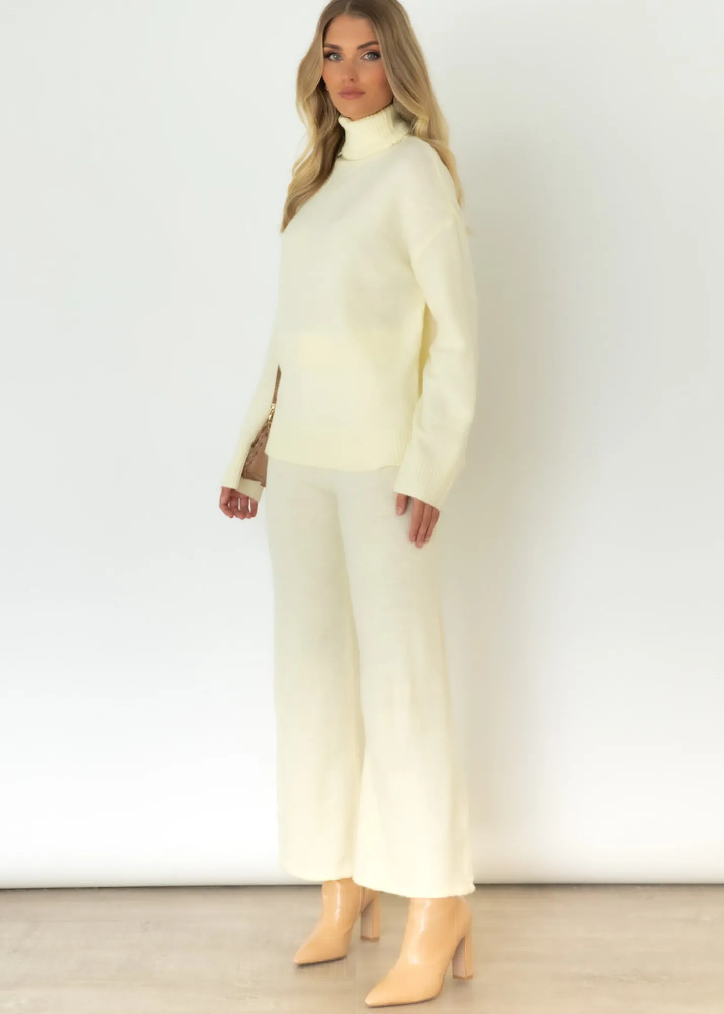 Women Gingham & Heels Knit Bottoms>Lilou Knit Set