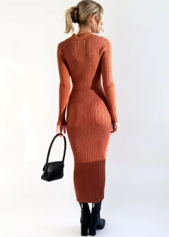 Women Gingham & Heels Knit Dresses><noscript><img width=