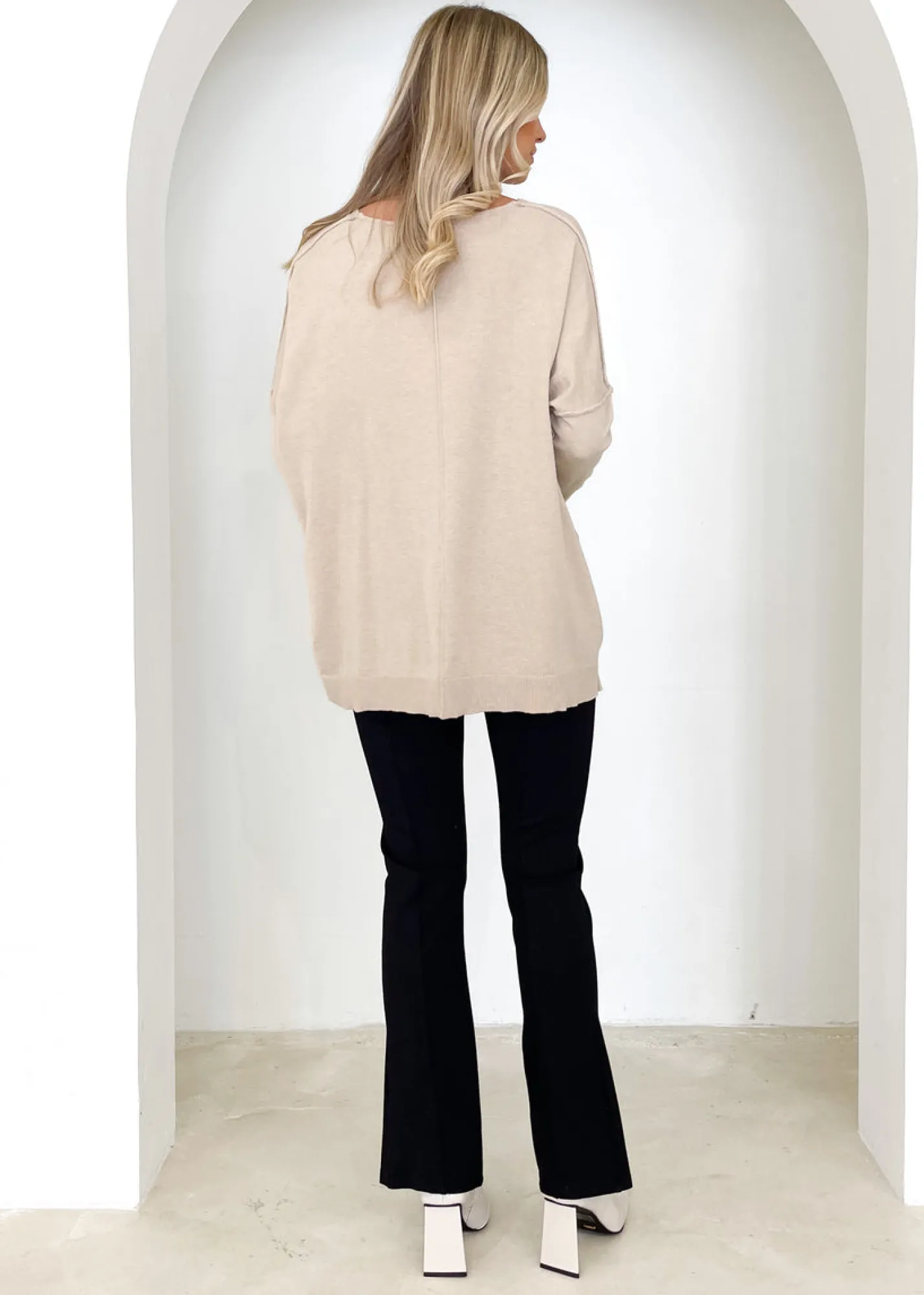 Women Gingham & Heels Basic Tops>Liotta Knit Top