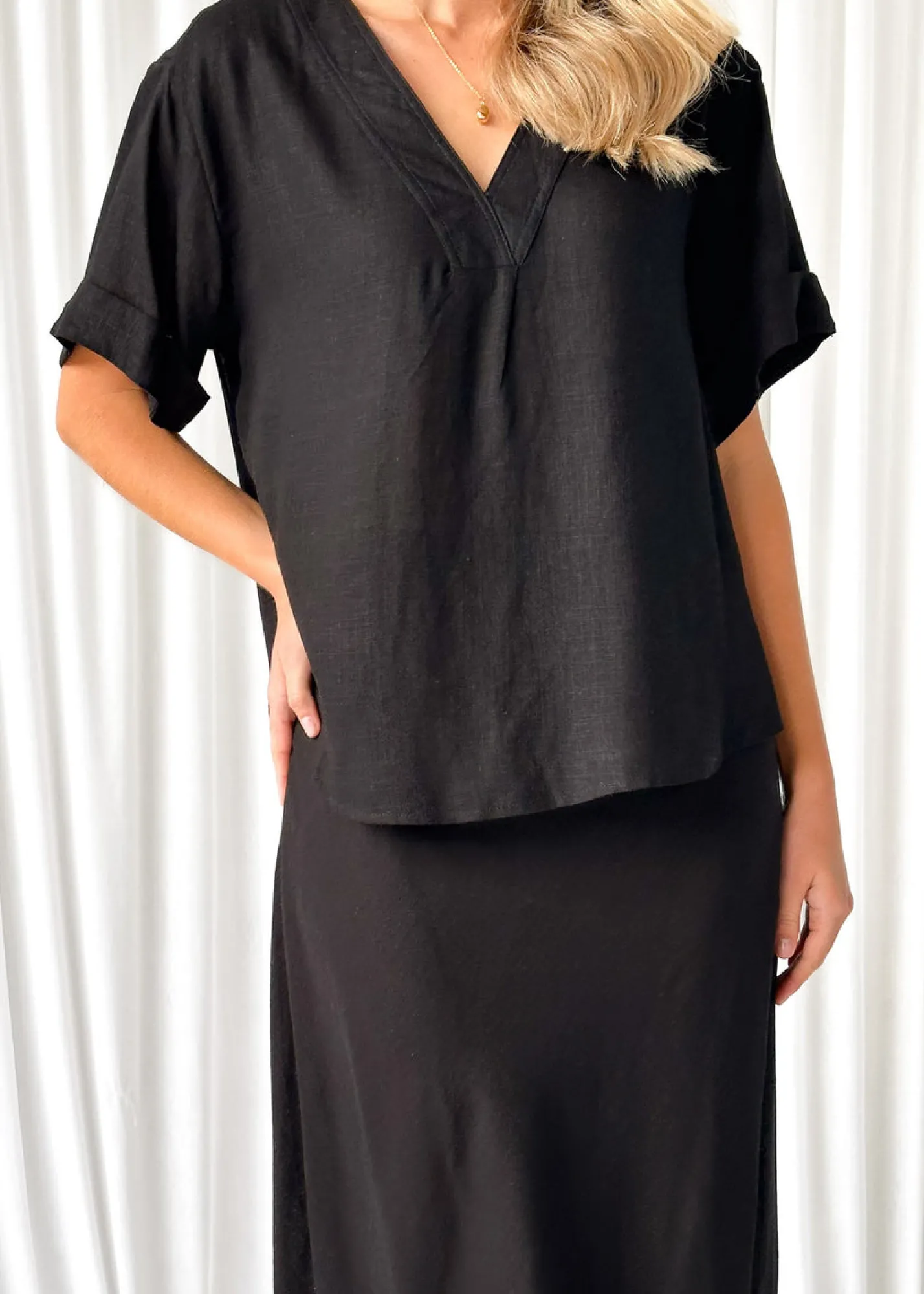 Women Gingham & Heels Sets>Lissey Shirt