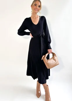 Women Gingham & Heels Knit Dresses><noscript><img width=