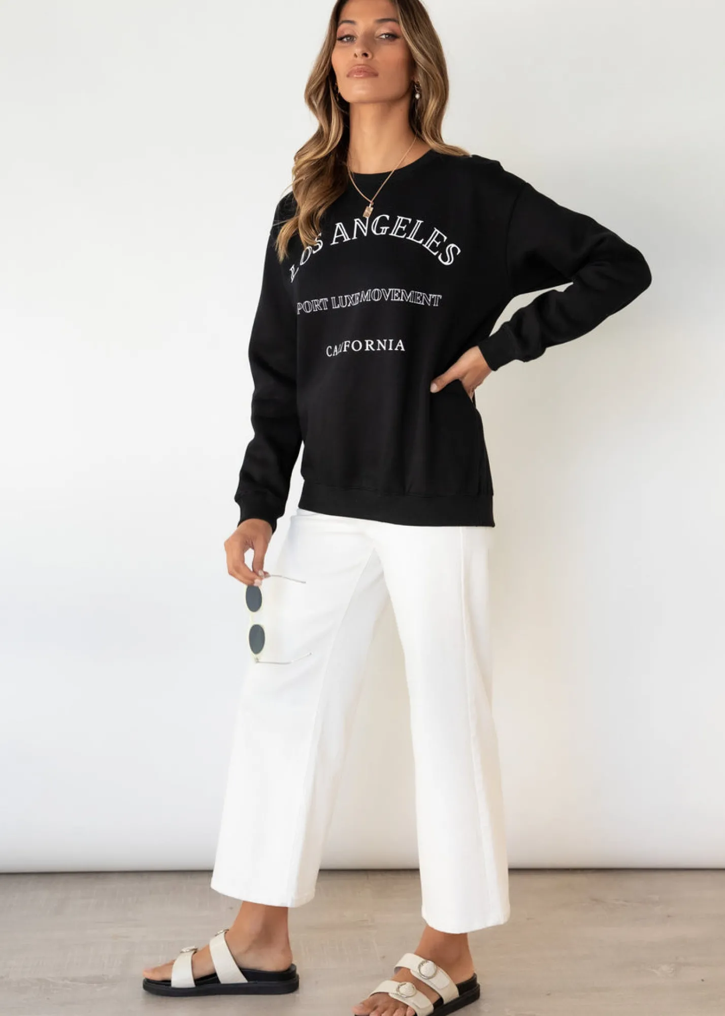 Women Gingham & Heels Sweaters>Los Angeles Sweater