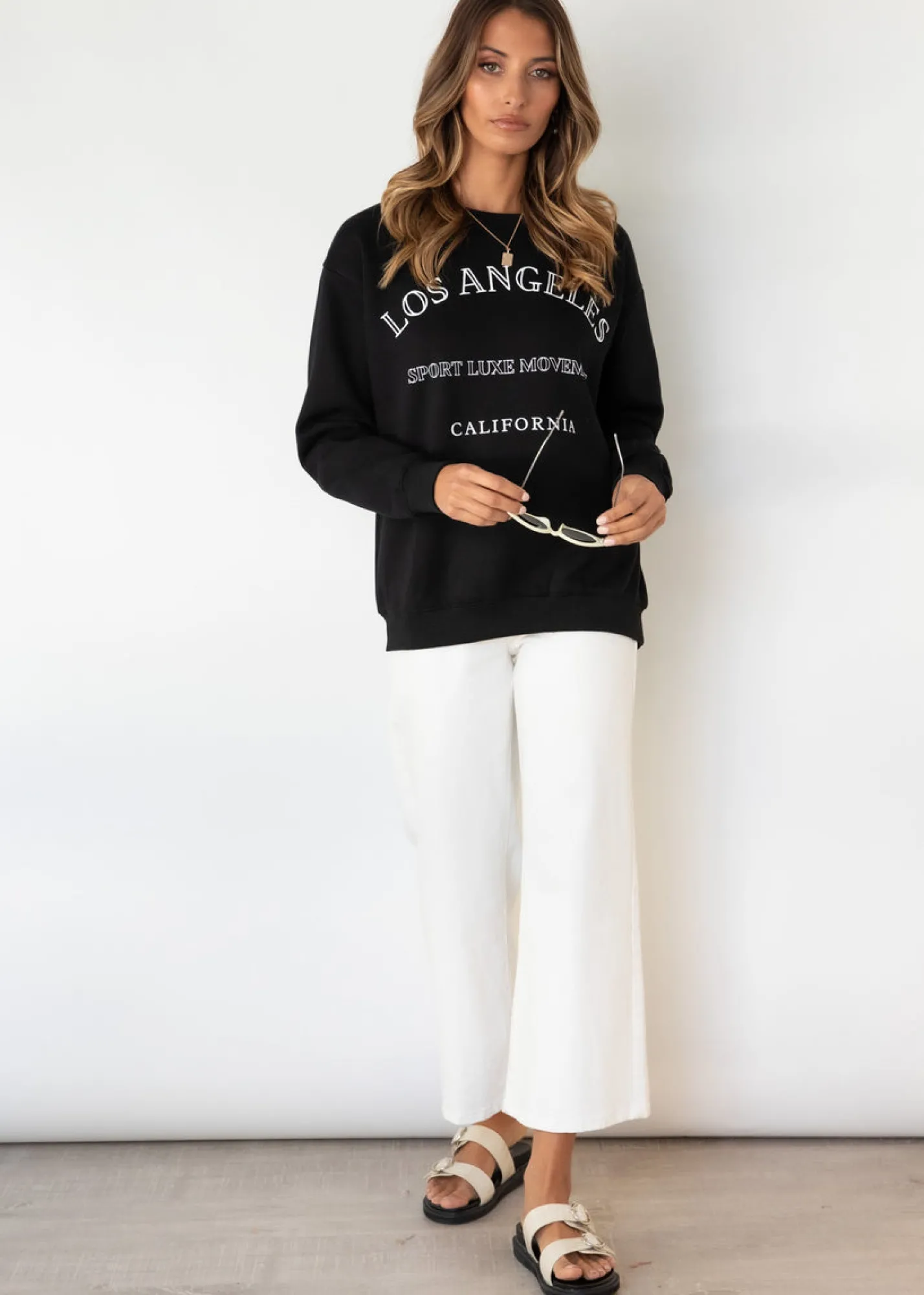 Women Gingham & Heels Sweaters>Los Angeles Sweater