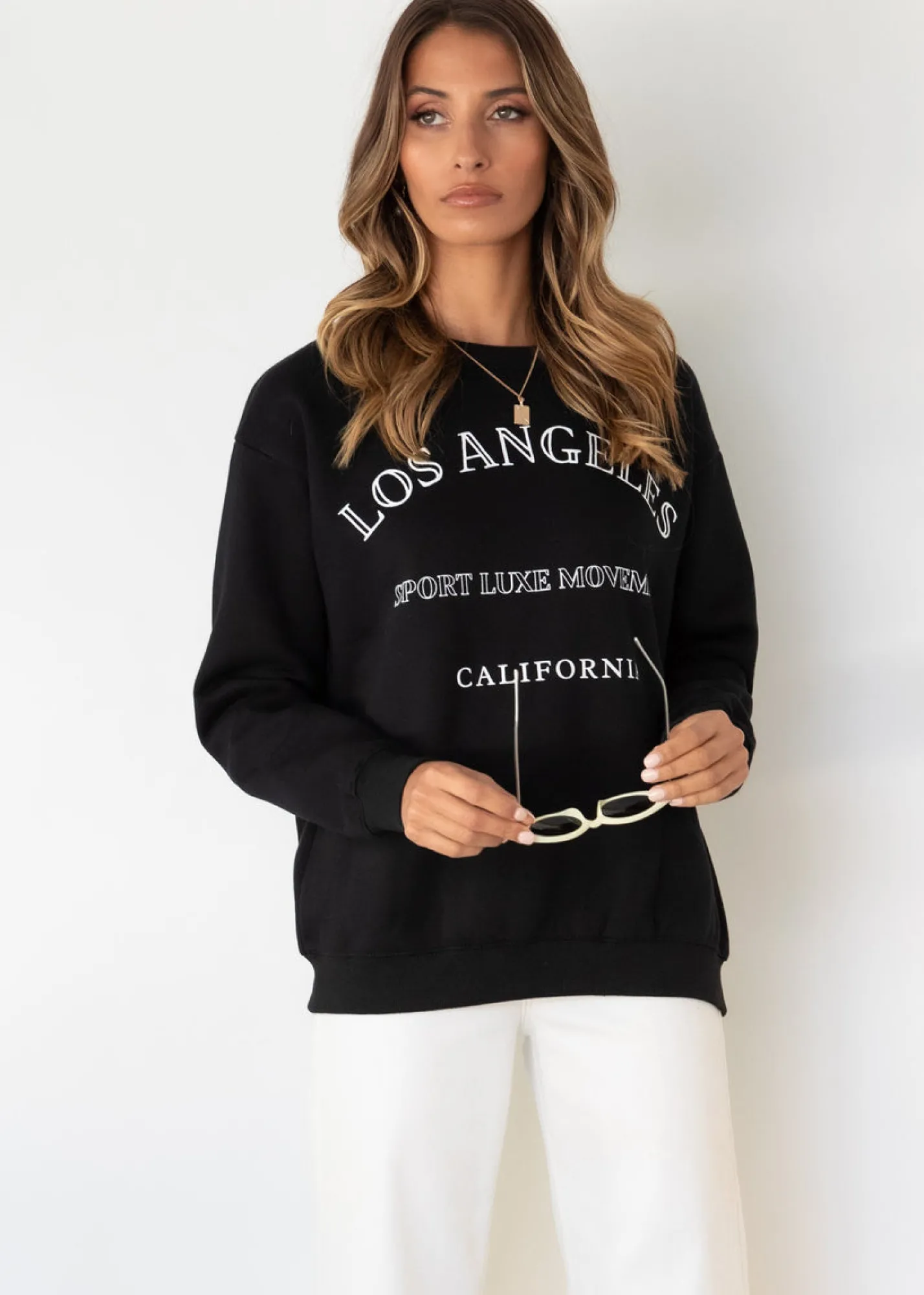 Women Gingham & Heels Sweaters>Los Angeles Sweater