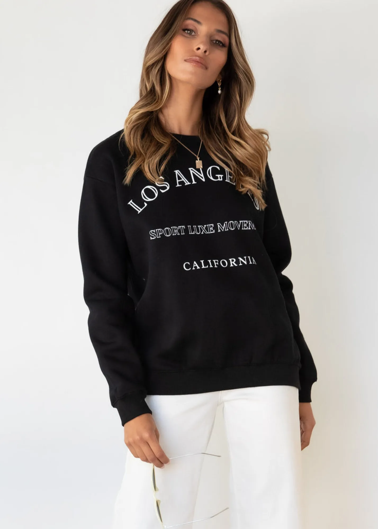 Women Gingham & Heels Sweaters>Los Angeles Sweater