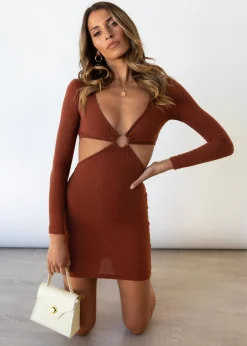 Women Gingham & Heels Knit Dresses><noscript><img width=