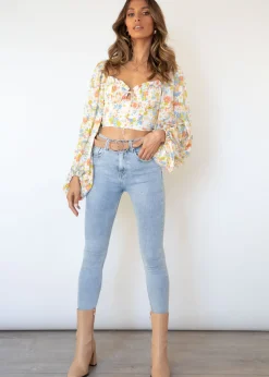 Women Gingham & Heels Blouses><noscript><img width=