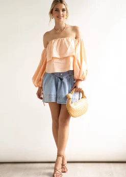 Women Gingham & Heels Blouses><noscript><img width=