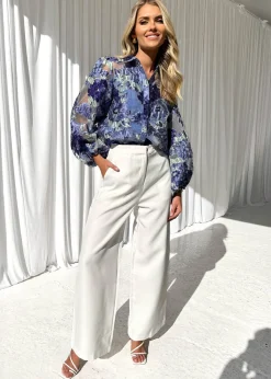 Women Gingham & Heels Blouses>Luisia Blouse