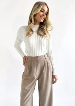 Women Gingham & Heels Basic Tops>Lulana Knit Top