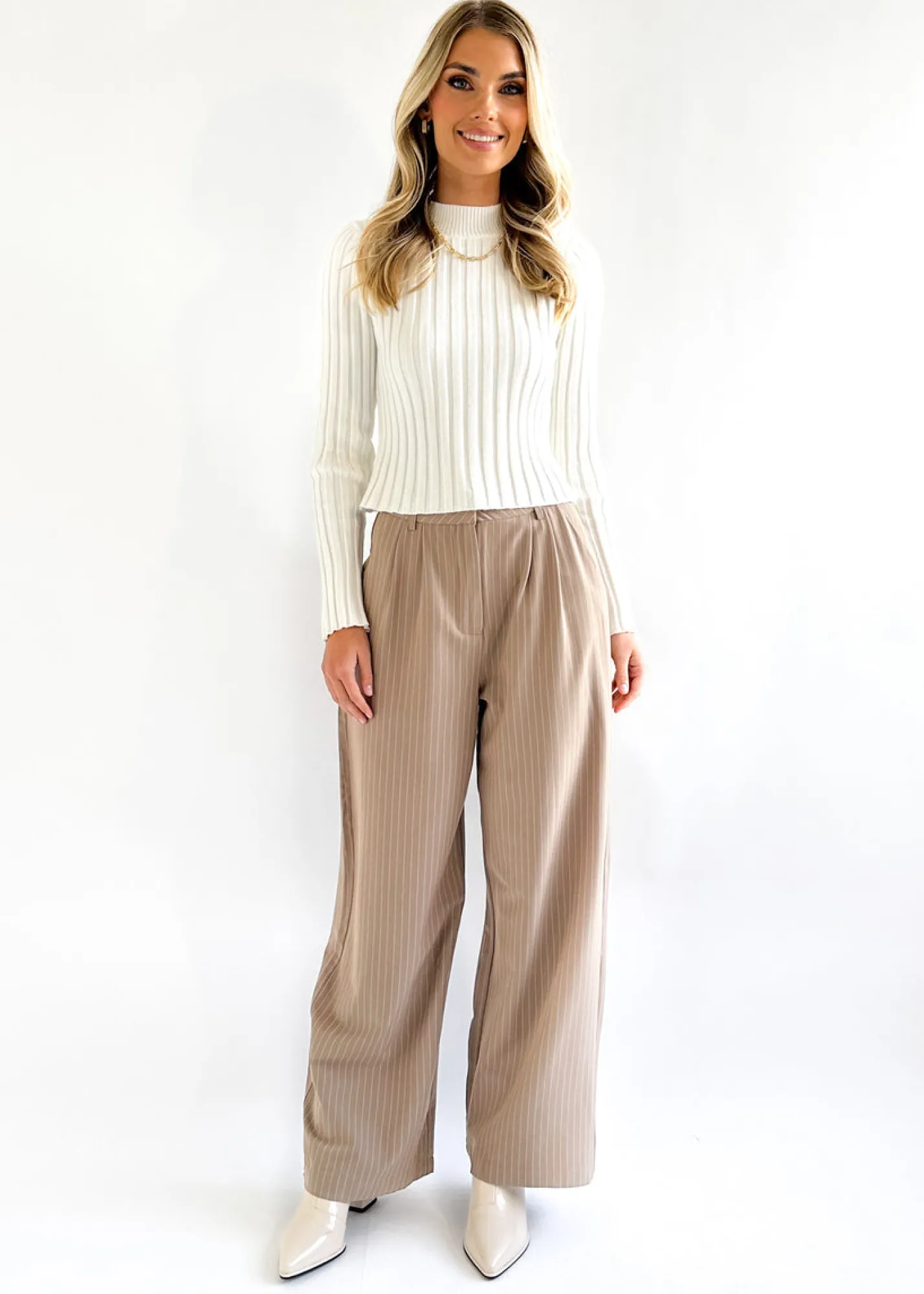 Women Gingham & Heels Basic Tops>Lulana Knit Top