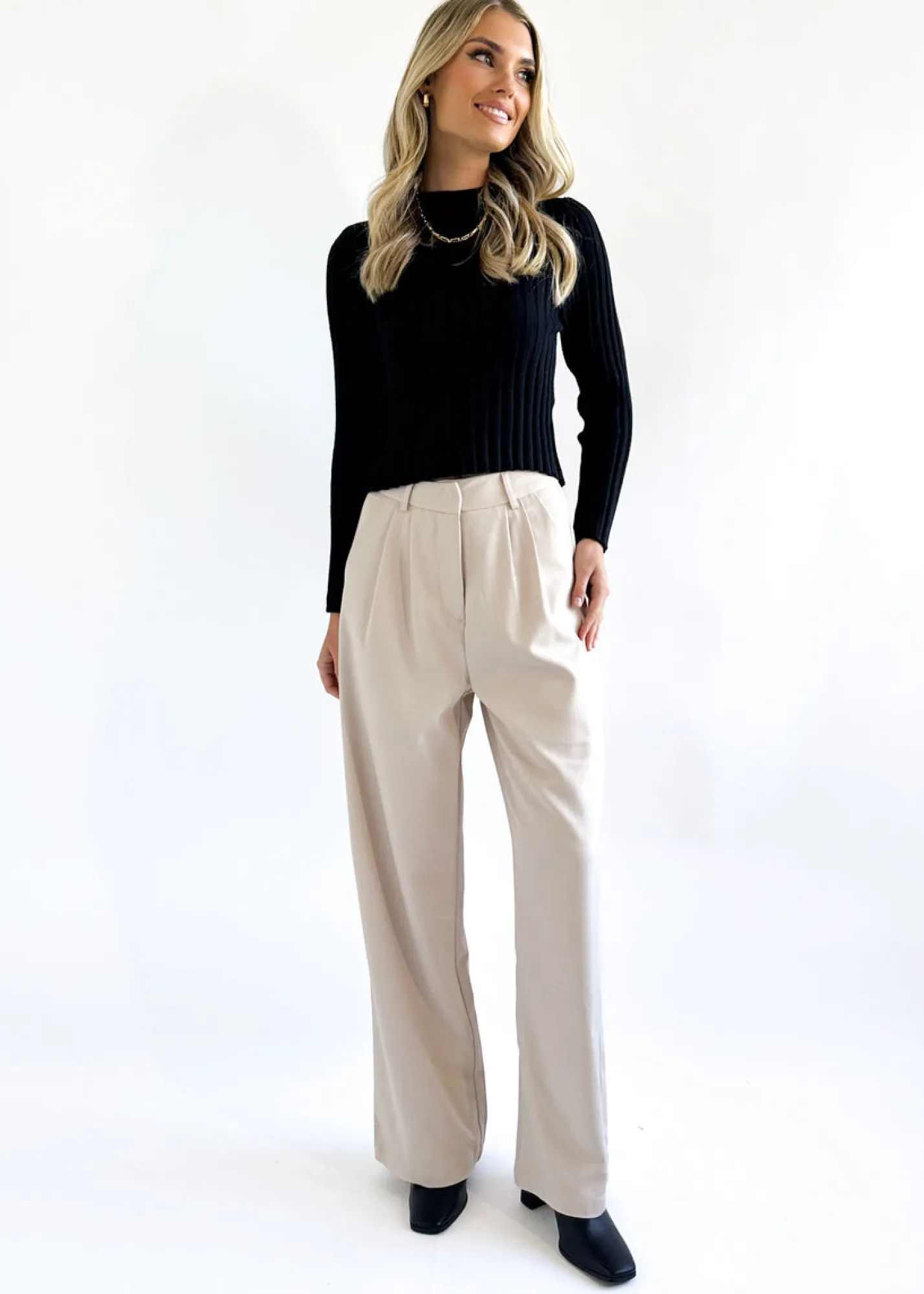 Women Gingham & Heels Basic Tops>Lulana Knit Top