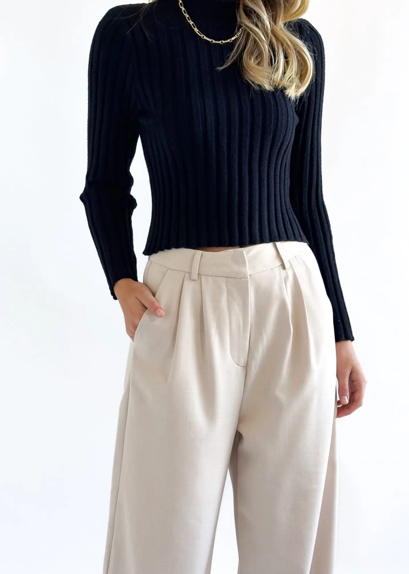 Women Gingham & Heels Basic Tops>Lulana Knit Top
