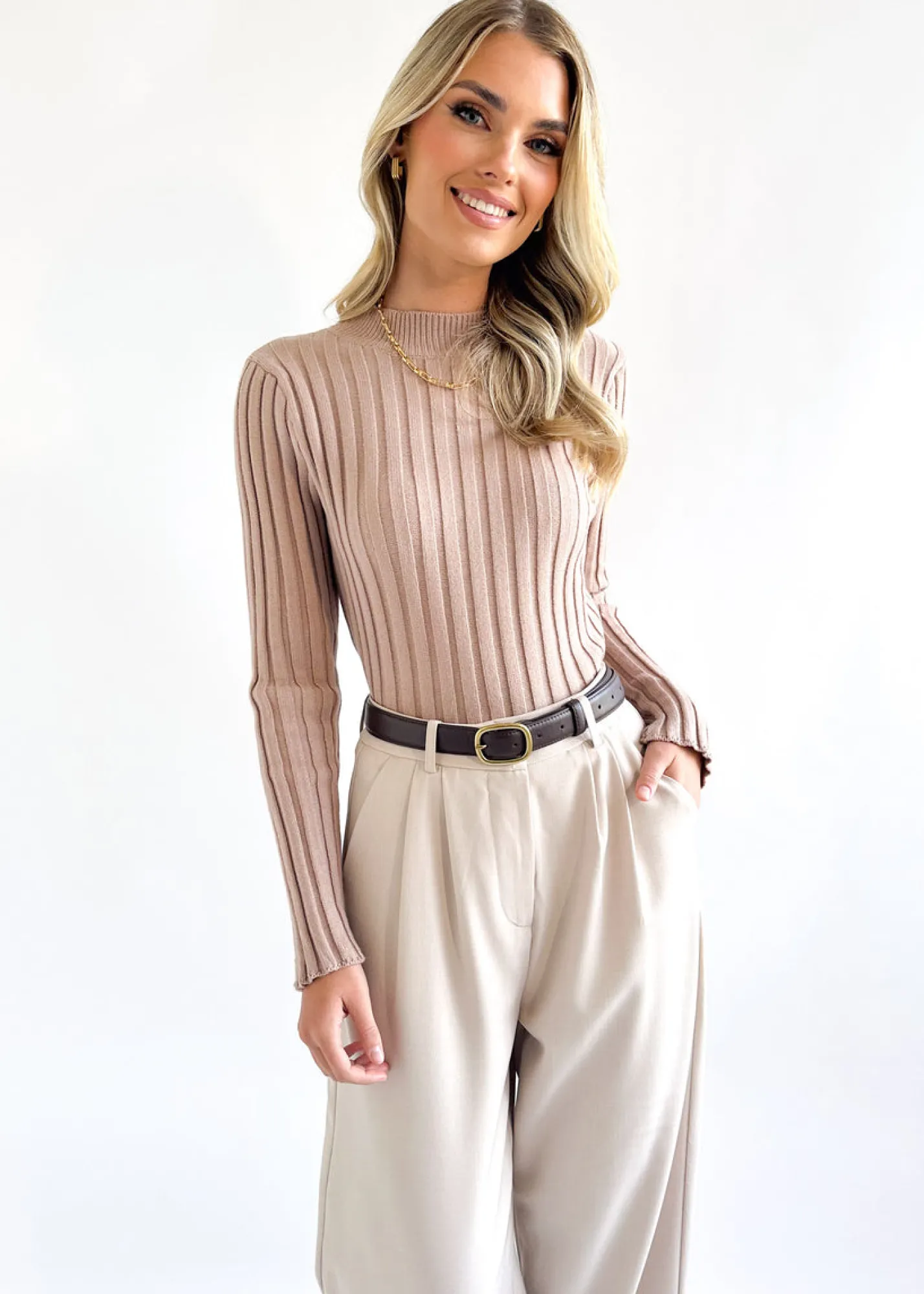 Women Gingham & Heels Knit Tops>Lulana Knit Top