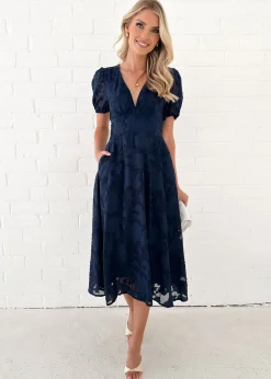Women Gingham & Heels Midi>Mabbel Midi Dress