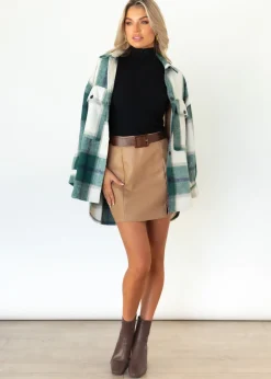 Women Gingham & Heels Skirts><noscript><img width=