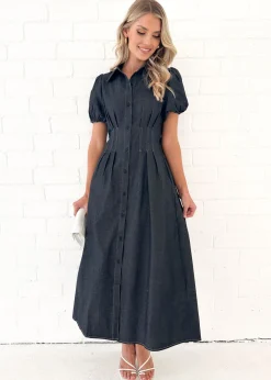 Women Gingham & Heels Midi>Magy Stretch Midi Dress