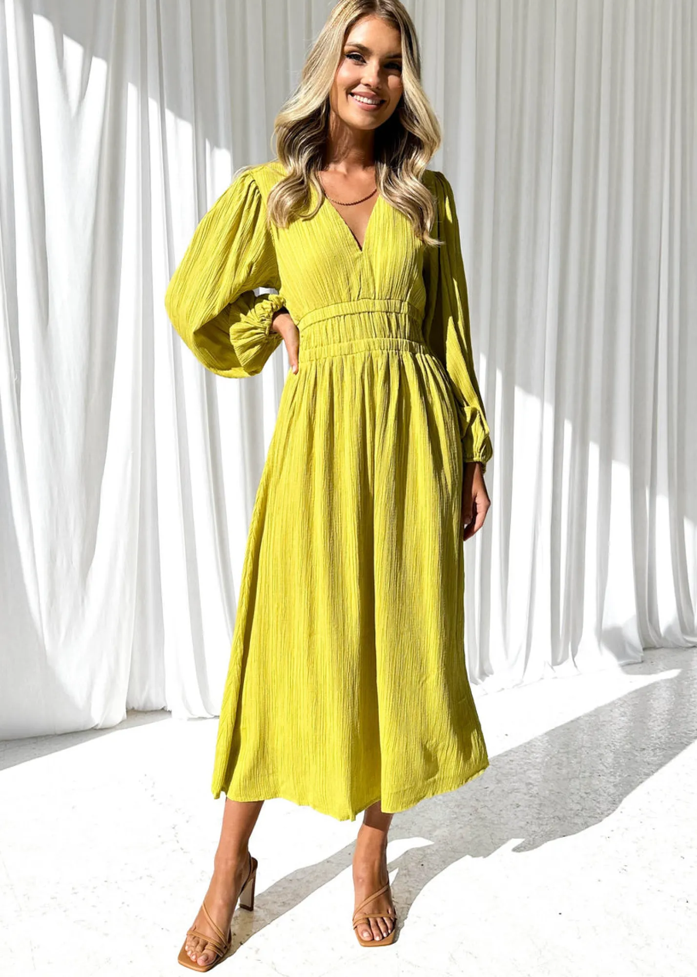 Women Gingham & Heels Maxi>Mailia Maxi Dress