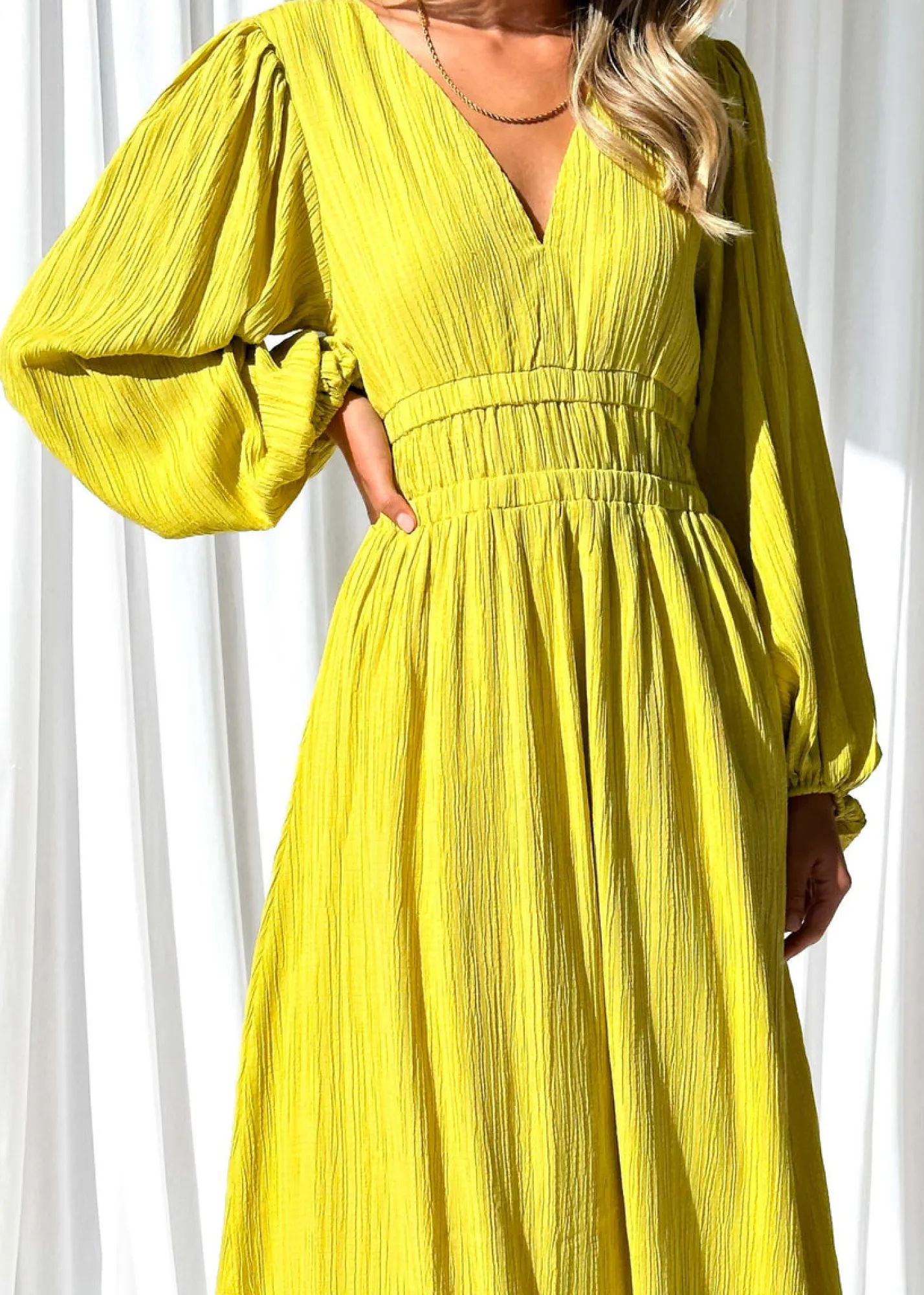 Women Gingham & Heels Maxi>Mailia Maxi Dress