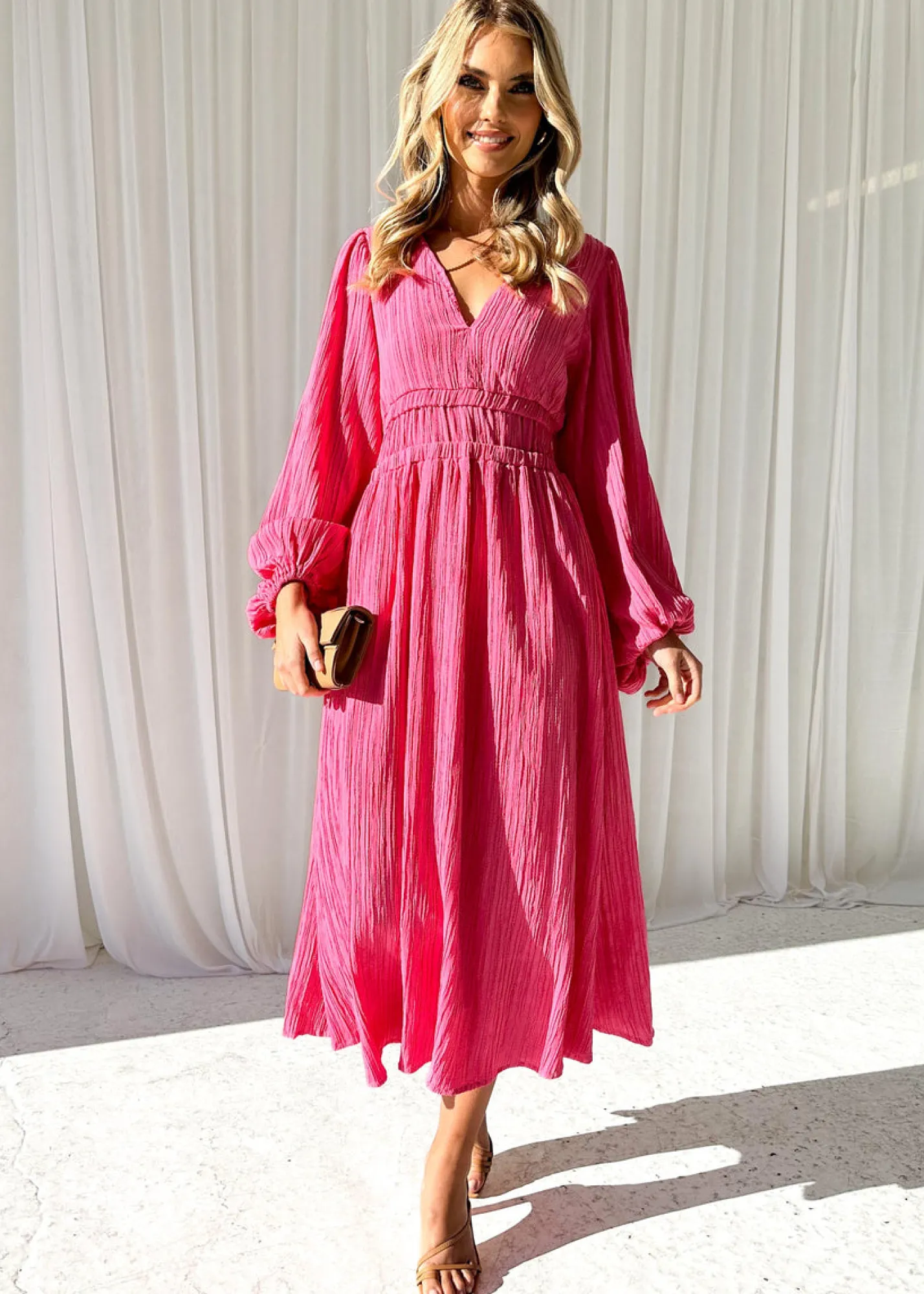 Women Gingham & Heels Maxi>Mailia Maxi Dress